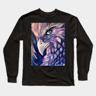 Purple Electric Phoenix Long Sleeve T-Shirt